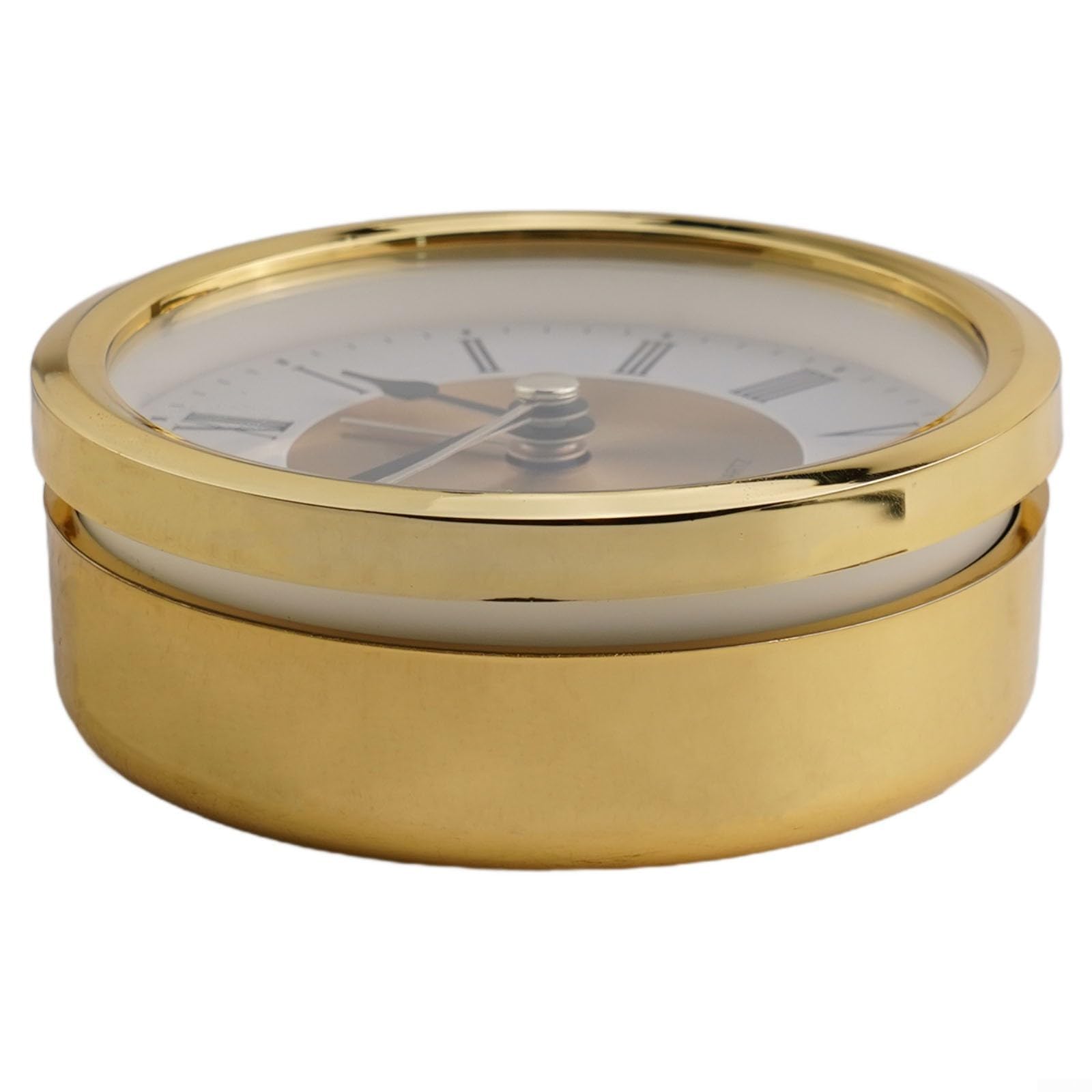 Outils DIY Horloge s 89 mm avec Chiffres Arabes dorés et Cadran Blanc pour remplacer Les Anciens mouvements d'horloge