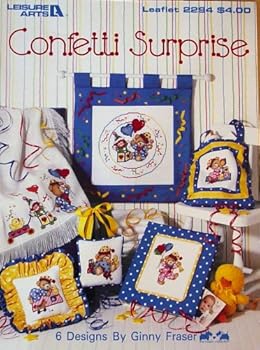 Confetti Surprise, 6 Designs, Cross Stitch (Leisure Arts #2294)