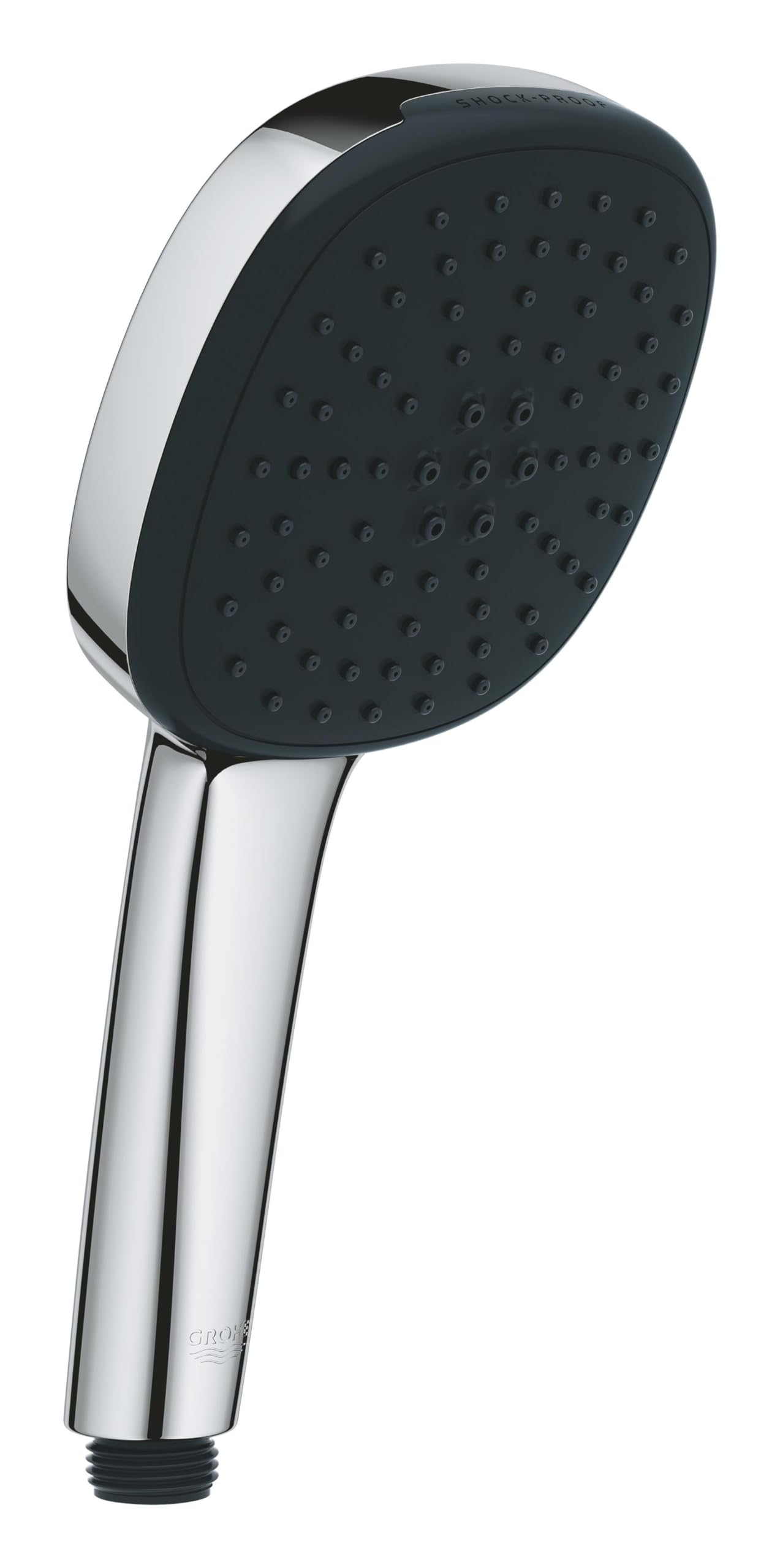 GROHE Vitalio Comfort 110 QuickFix 2639710E słuchawka prysznicowa (kwadratowa głowica prysznicowa 11 cm, 2 spraye: deszcz i strumień, dodatkowa oszczędność wody, system zapobiegający osadzaniu się