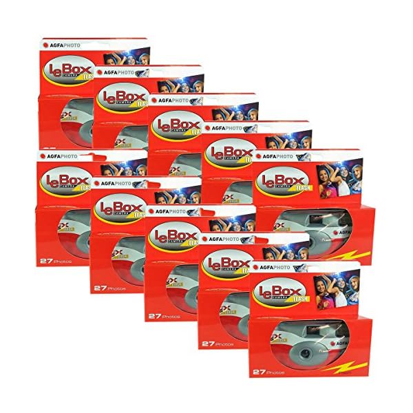 10 x 1A PHOTO PORST Einwegkamera / Hochzeitskamera / Partykamera Agfa (27 Fotos, Blitz, 10-er Pack) – Bild 3
