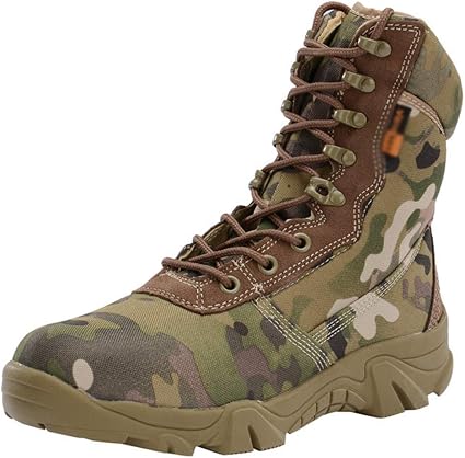 QINHE Combat Army Boots Men Security 