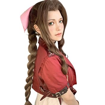 FF7R エアリス コスプレ 衣装 ウィッグ Amazon.co.jp: 【Sanjucos】コスプレウィッグ エアリス