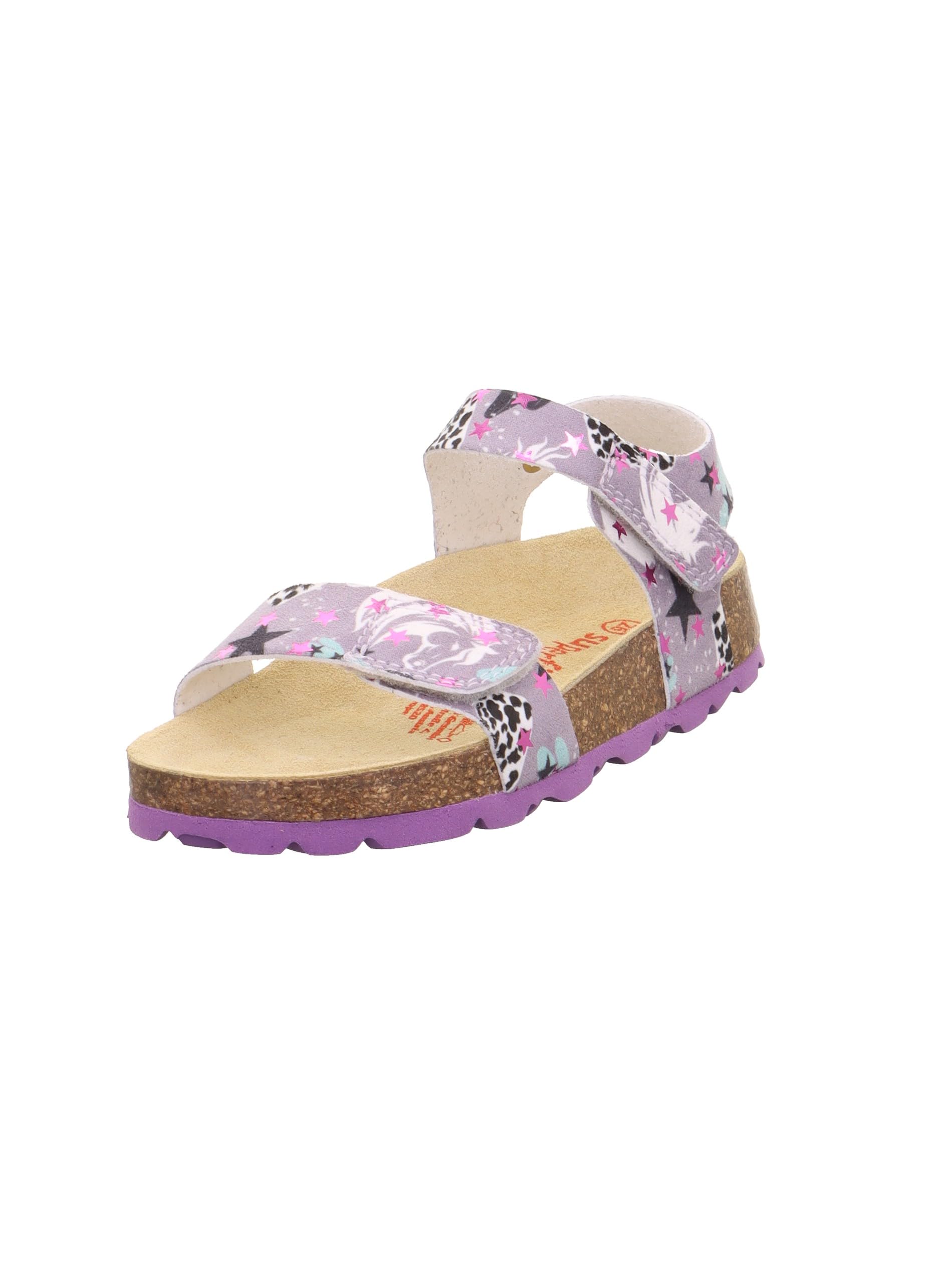 Superfit Footbed Slippers, Purple/Multicoloured 8520, 37 EU