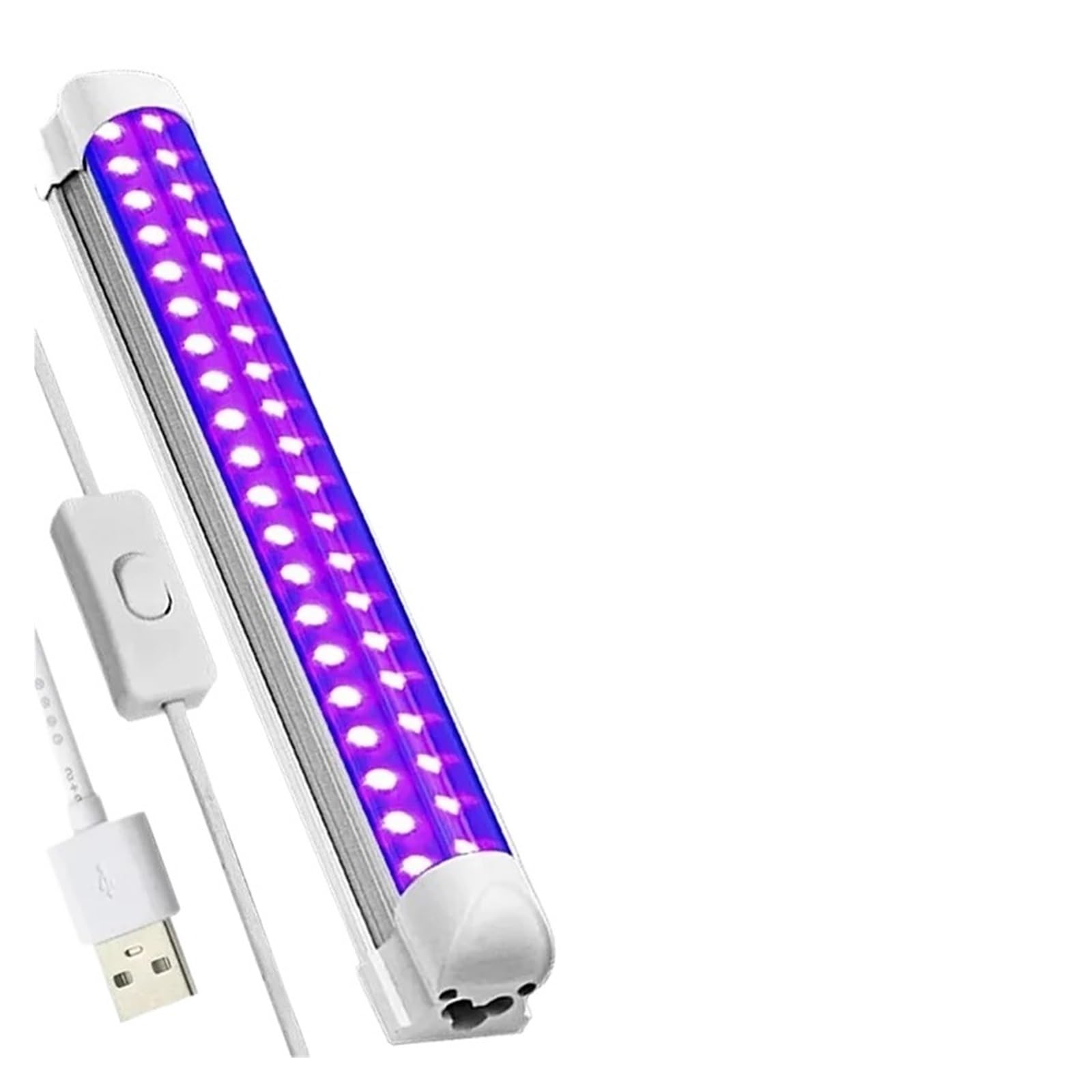 Lampe à résine UV tube LED ultraviolet éclairage fête Halloween T8 10W USB