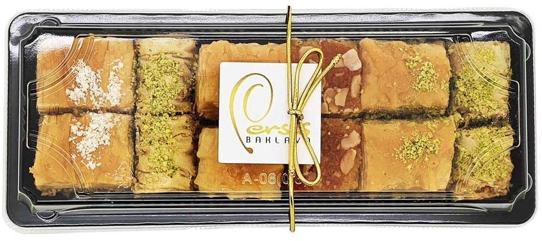 Persis Premium Mediterranean Baklava Gift Box - Traditional Baklava 250g - SALSA Certified (250g)