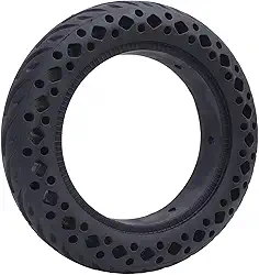 Pneu de Absorção de Choque de Pneus de Borracha Sólida Com Excelente Aderência para Neve e Chuva Explosão de Scooter Elétrica de 10 Polegadas