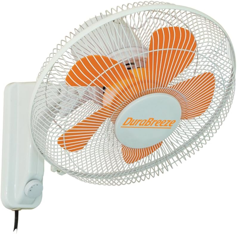 Sunleaves DuraBreeze Orbital Wall Fan, 12"