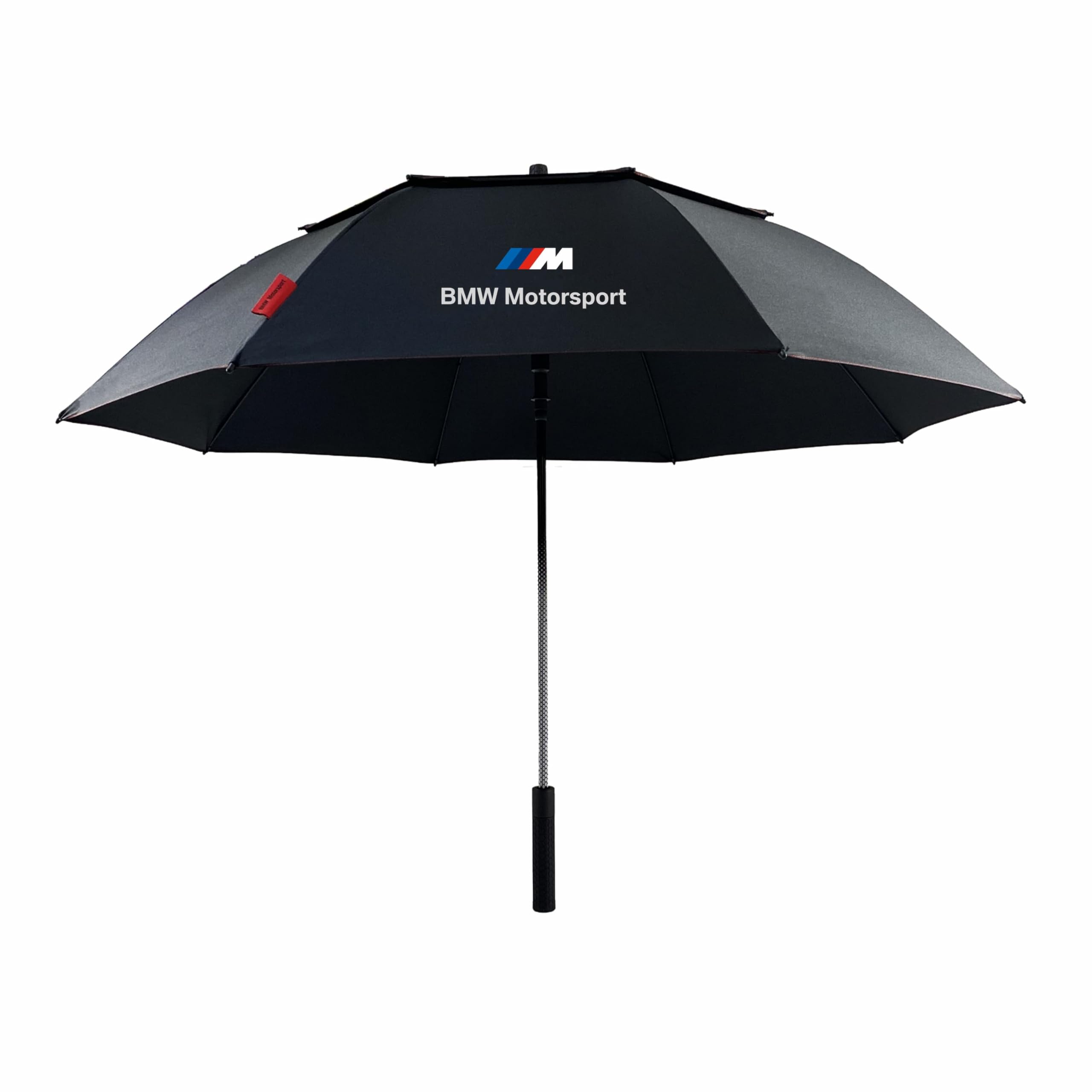 Vroom Vroom Pro Golf-Straight Bmwmotorsport Genuine Car Accessories Windproof Umbrella Black Brolly Automatic Anti-Uv Golf