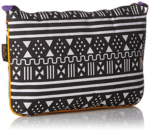 Laurel Burch Medium Crossbody Zipper Top 15"X10"-Dog Tails Patchwork2