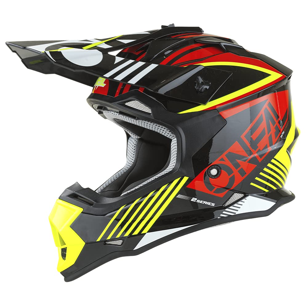 O'Neal 2 SRS Helmet Rush Red/Yellow