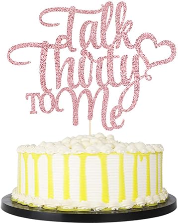 Amazon Co Jp Palasasa Talk Thirty To Me ケーキトッパー グリッター ダーティ 30歳の誕生日 結婚記念 Hello 30 パーティー装飾用品 ローズゴールド おもちゃ Amazon Co Jp Palasasa Talk Thirty To Me ケーキトッパー グリッター ダーティ 30歳の誕生日 結婚記念 Hello 30 パーティー装飾用品 ローズゴールド おもちゃ