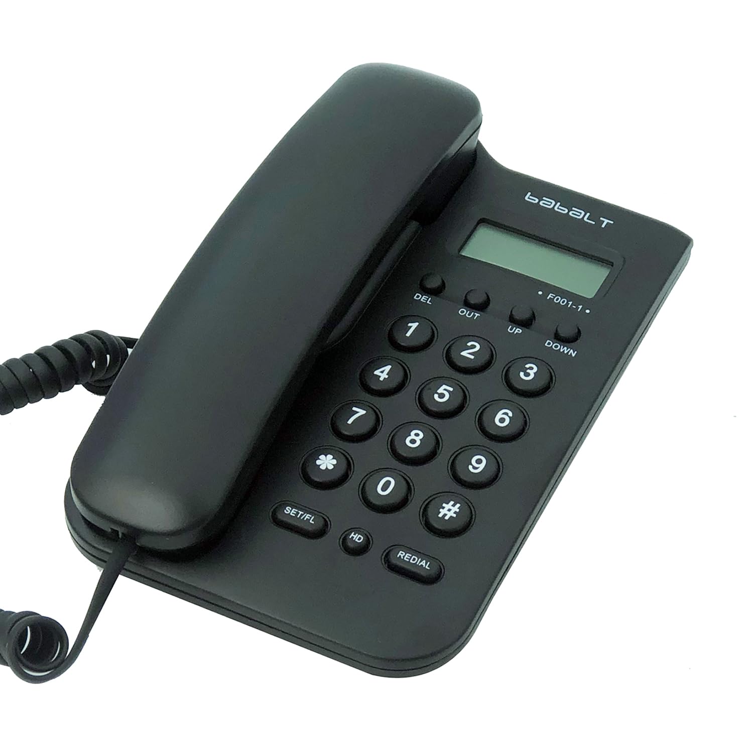Corded Basic Landline Phone, TelPal FSK/DTMF Simple Caller ID Telephone