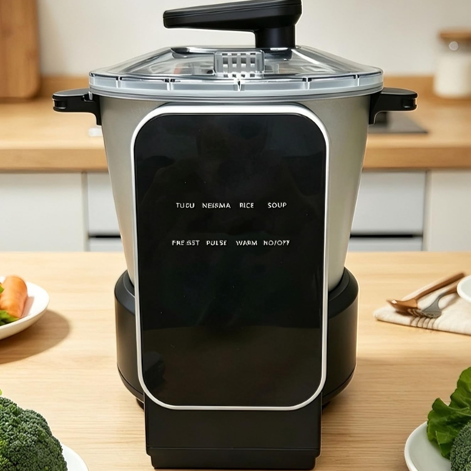 Automatyczny tłuczek do ziemniaków, wielofunkcyjny robot kuchenny do gotowania jaskółek z opóźnionym startem i trybem podgrzewania, duża pojemność elektrycznego robota kuchennego 110v-6L