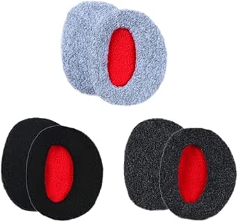 BEAHING Bandlose Ohrenschützer Aus Polar-Fleece - 3 Paar Weiche Ohrmuffs Für Kalte Tage