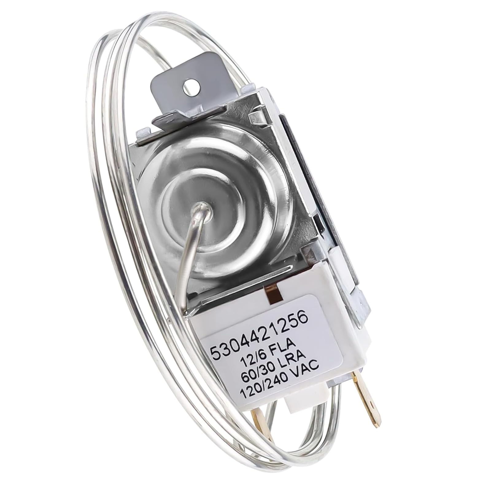 CAZSTYK Quick Installation Thermostat for Effortless Refrigerator Part Replacement Without Tool Saving Time for Home Users Metal Thermostat Appliance Repair