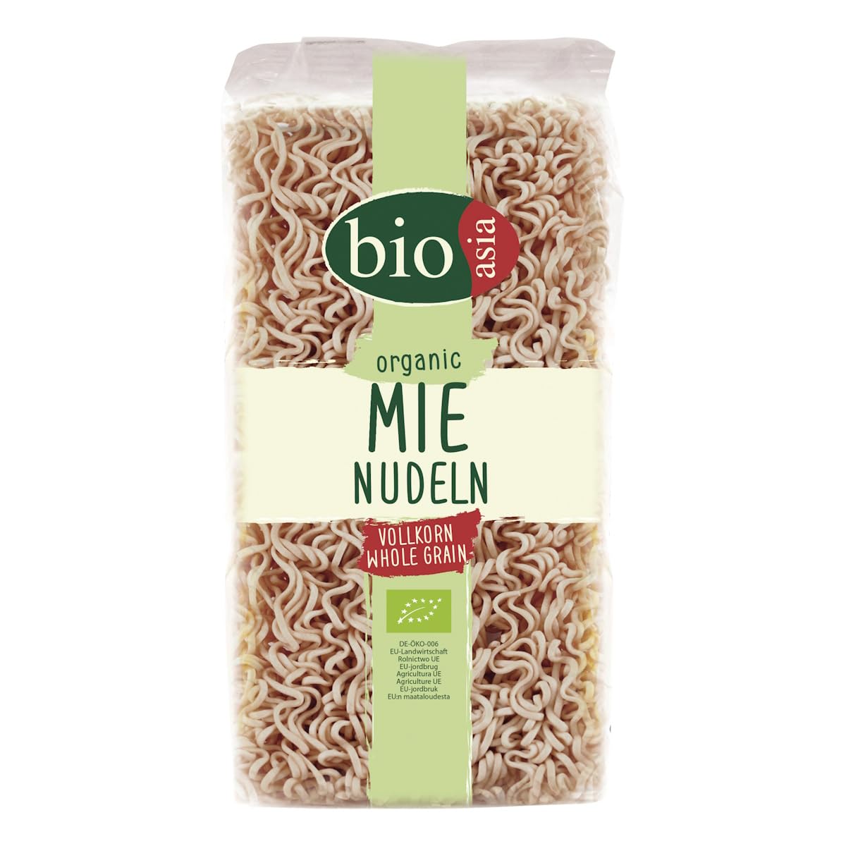 BIOASIA Bio Mie Nudeln, Vollkorn, schnell und einfach zubereitet (1 x 250 g)