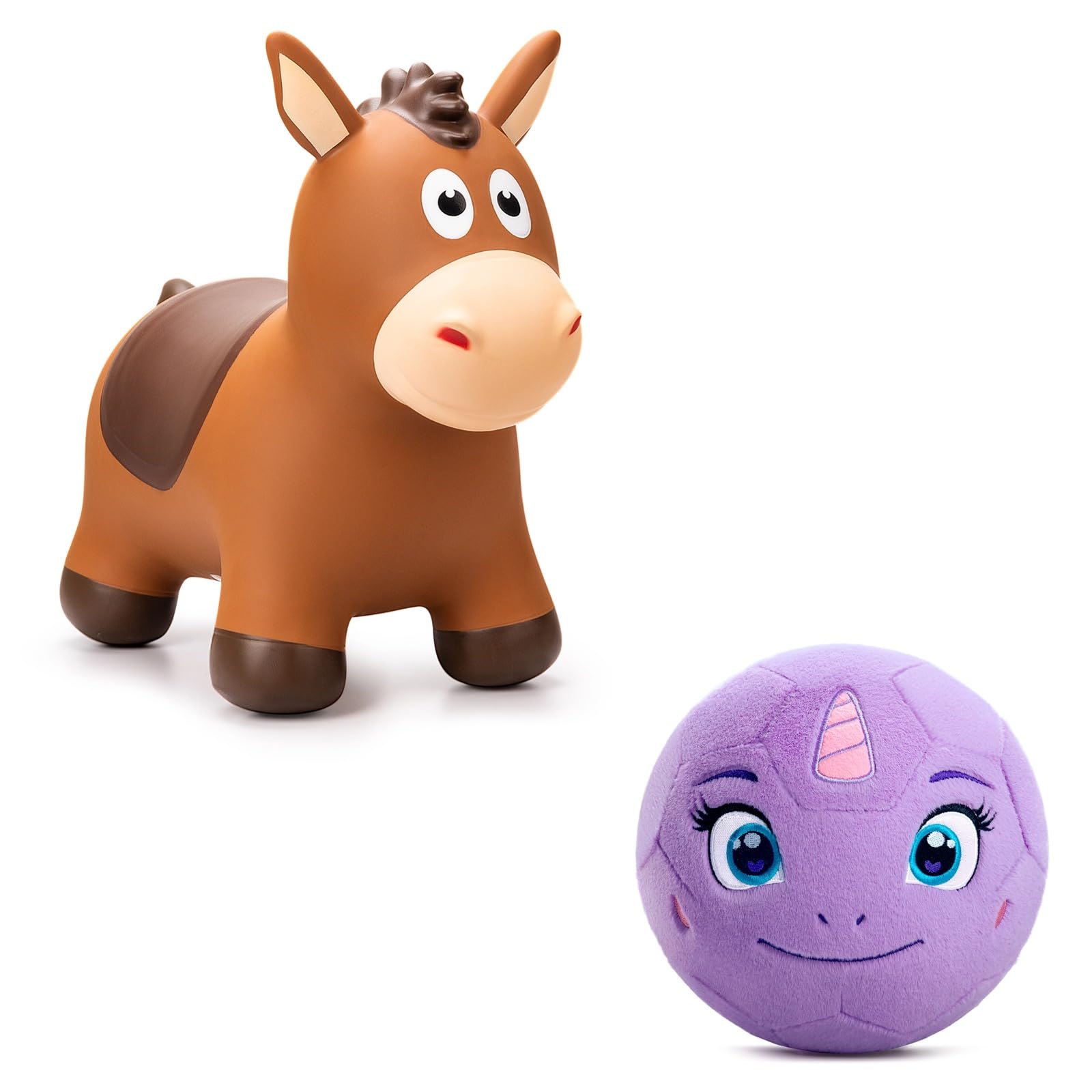 Bouncy Horse & Unicorn Indoor Soccer Ball