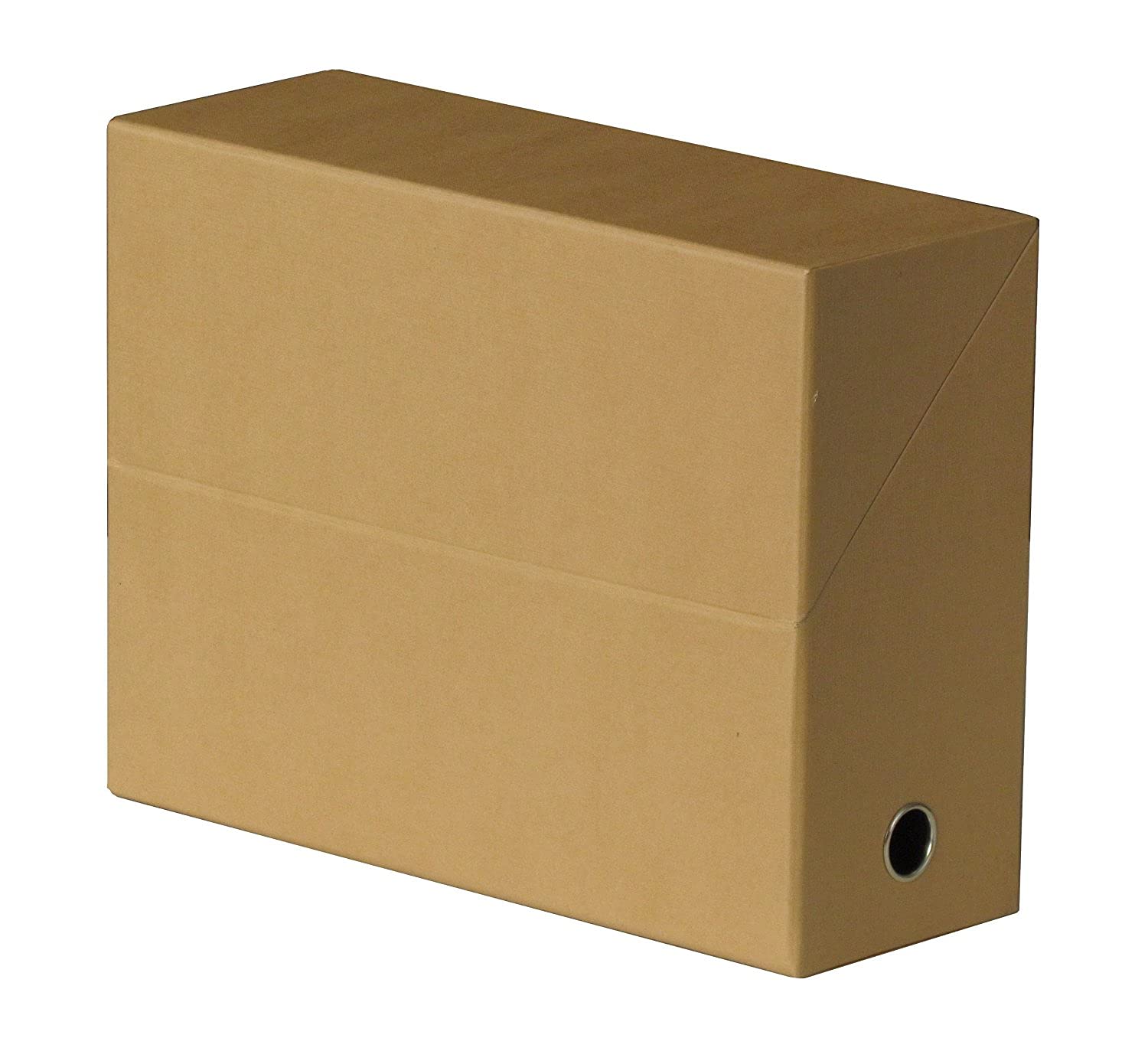 Set di 5 Fast – Scatola Trasferimento ferilin – DOS di 9 cm – in cartone rigido – ricoperto di carta telata – Avana