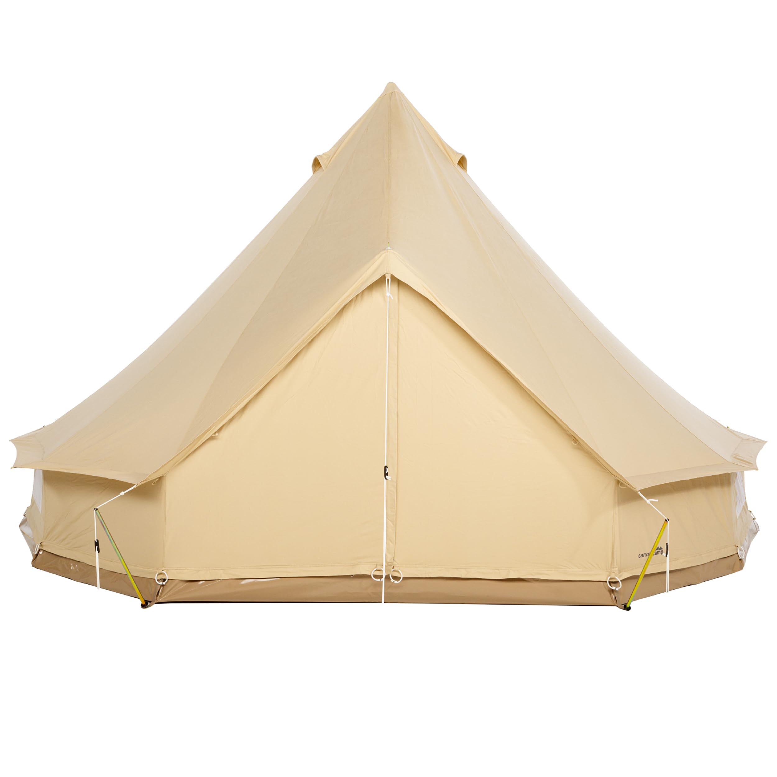 SIBLEY 450 ProTech Glamping Tente de camping en toile étanche pour 6 personnes Parois latérales amovibles Mur anti-moustiques intégré Tente de luxe pour festivals et aventures en plein air