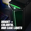 PC de escritorio para gaming Mantis V2 - (AMD Radeon RX 9070 XT, procesador AMD Ryzen 7 9800X3D, 32GB DDR5 5600 RAM, 2TB NVMe Gen4 SSD, WiFi 6E + BT 5.3, USB-C, HDMI, Windows 11 Pro) - Computadora gamer RGB preensamblada 3