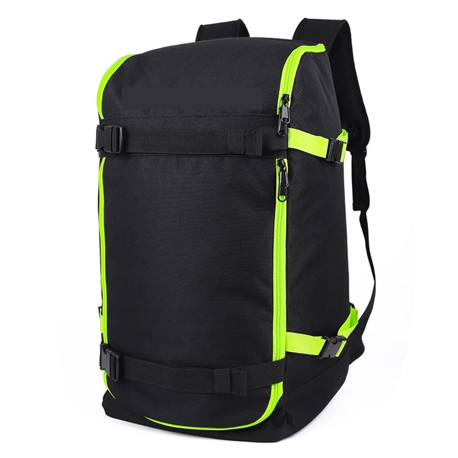 Skischuhtasche Snowboard-Rucksack, großes Fassungsvermögen, 50 l, Trocken- und Nasstrennung, Skirucksack, Schneeschuhe, Tasche, Schneeaufbewahrungstasche(Black 30x32cm)