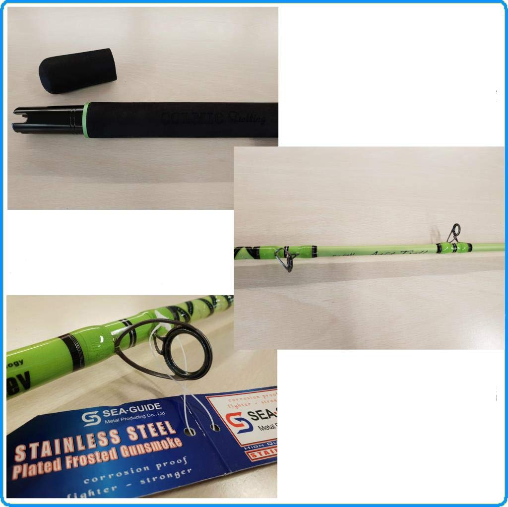 Colmic Canna TRAINA PRO Light Acid Game 6',3" 1.90MT 30LB DENTICE RICCIOLA TONNO