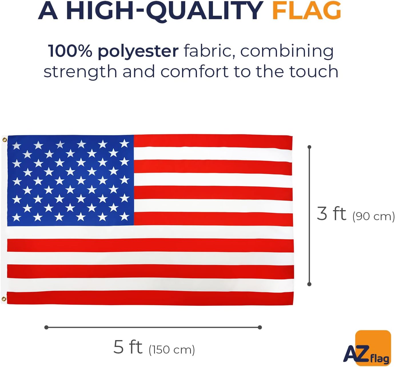 AZ FLAG - United States Flag - 3x5 Ft - Light Uganda | Ubuy