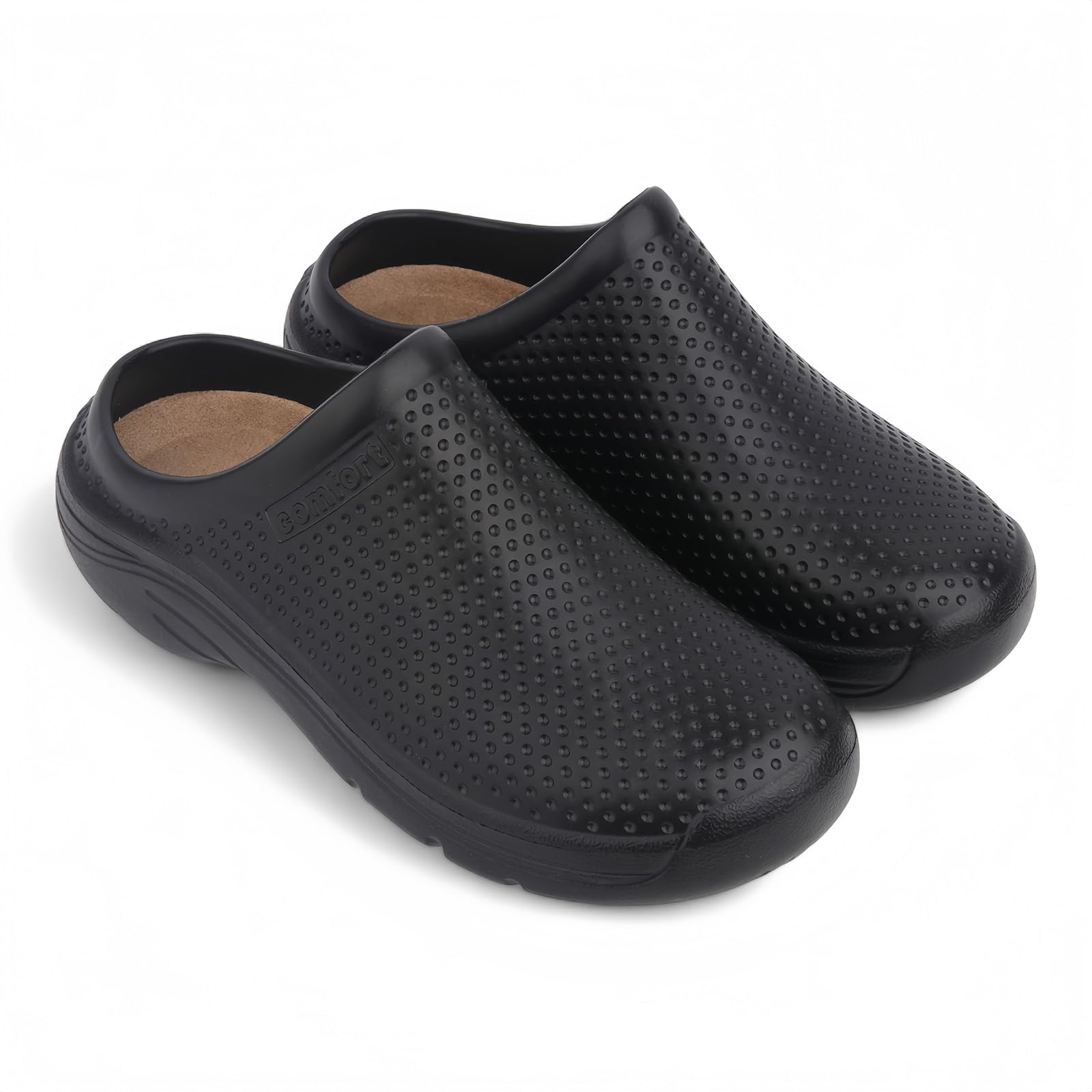 Sanitary Clogs for Work, Hospital, Garden, Kitchen, Men's Slippers, Closed Toe, Made in Portugal