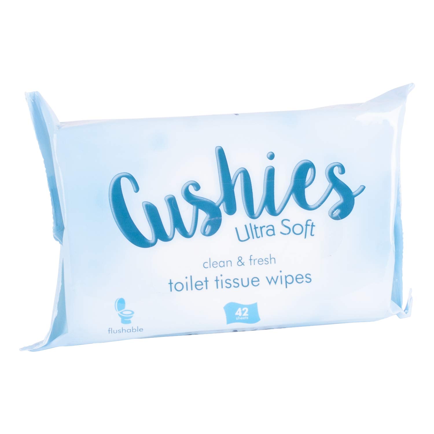 Classic Toilet Wipes | White | Pack of 42 | 12cm x 18cm x 3.5cm