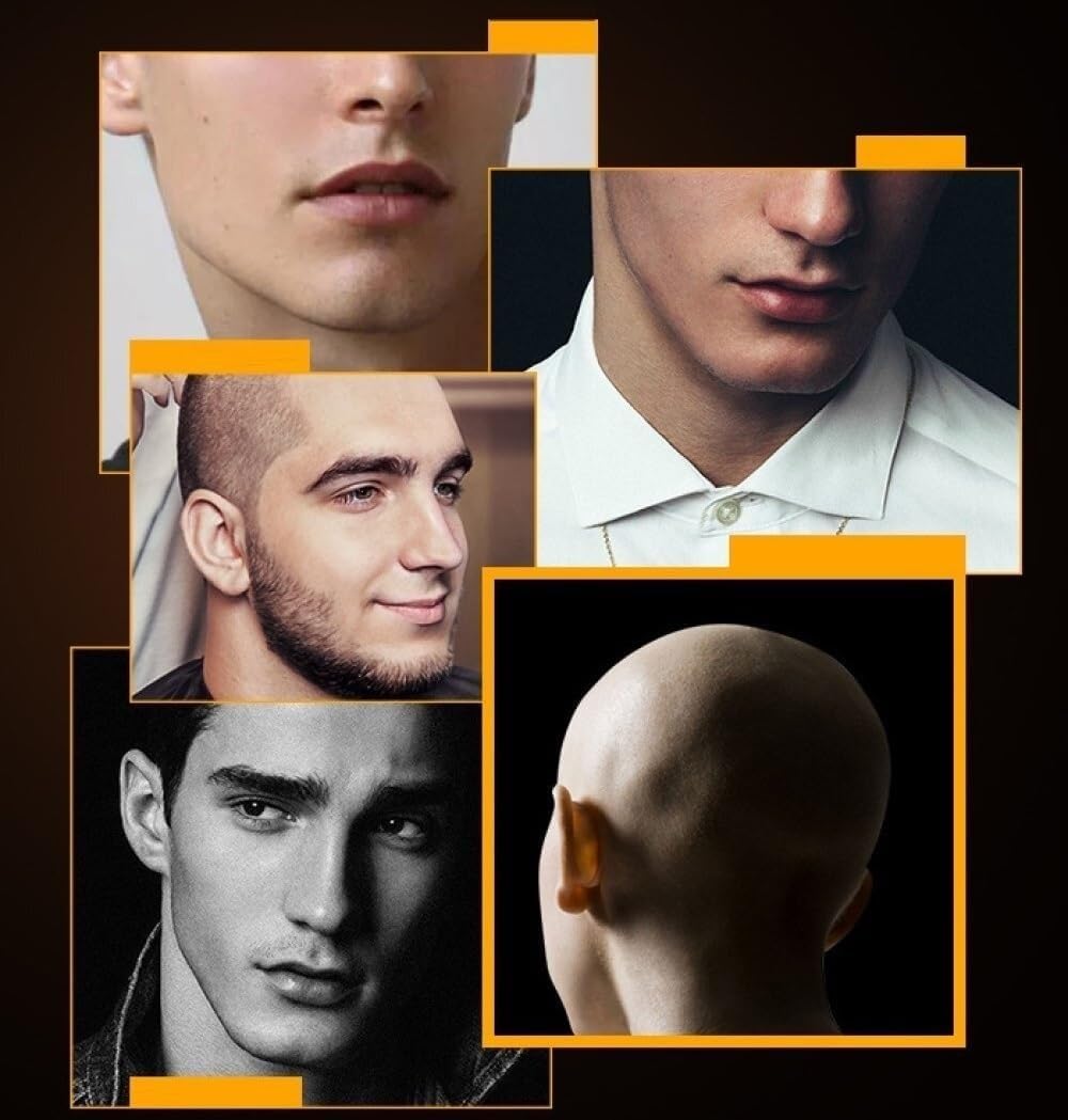Rasoio elettrico da uomo, rasoio elettrico ricaricabile, per uomo, rasoio da barba, per uso bagnato e asciutto, base di ricarica