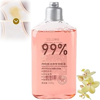 Underwear Laundry Detergent Liquid, 99% Period Panty Cleaner, Underwear Detergent Laundry Liquid, Laundry Detergent for Washing Underwear, Underwear Panties Stain Remover Detergent (Pink)
