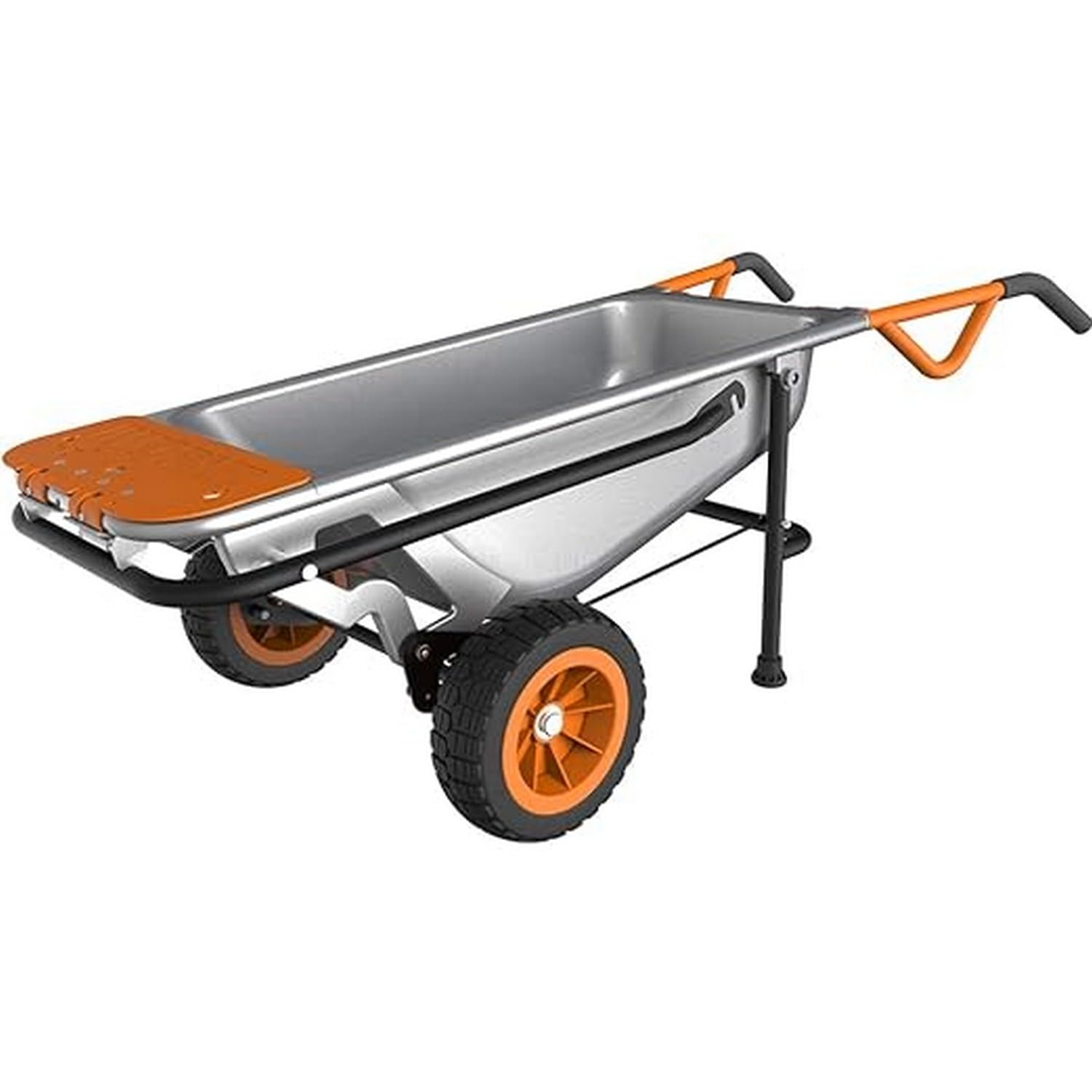 WORX Brouette Multifonction 8-en-1 WG050E | Se transforme en chariot, diable et porte-sac, capacité jusqu'à 136 kg