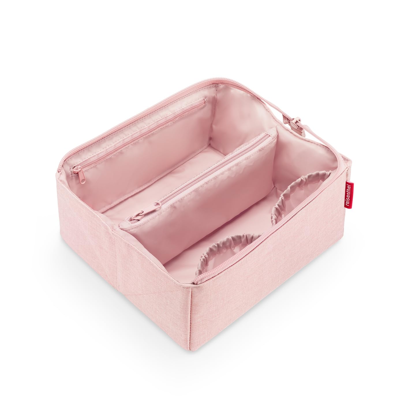 reisenthel Fold case Twist Blush Boxy Cosmetic Case Ideal Travel Companion with Lots of Storage Space 2 Inner Pockets for More Order