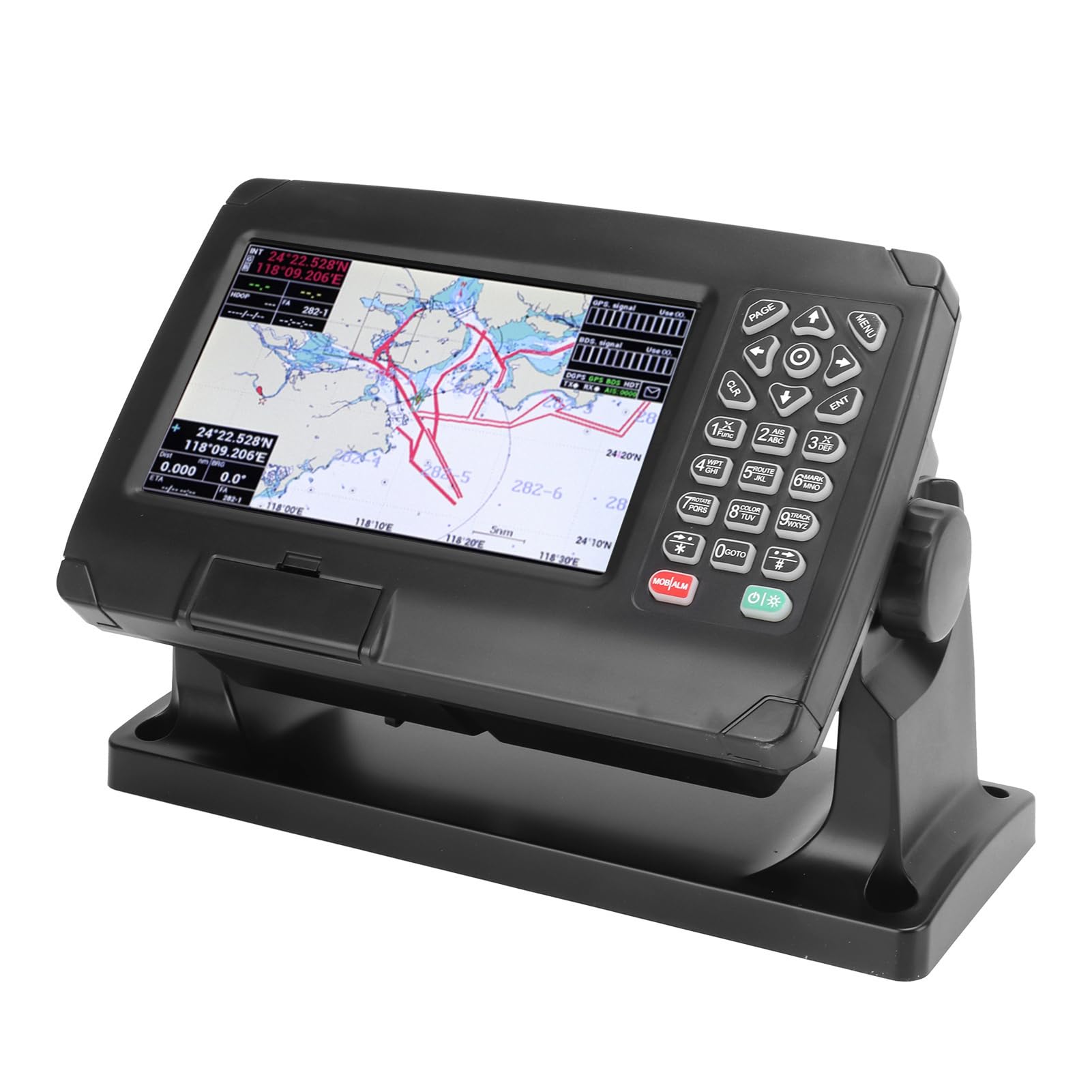 Ymiko GPS Chart Plotter Navegador Satelital Marino IPX6 Impermeable