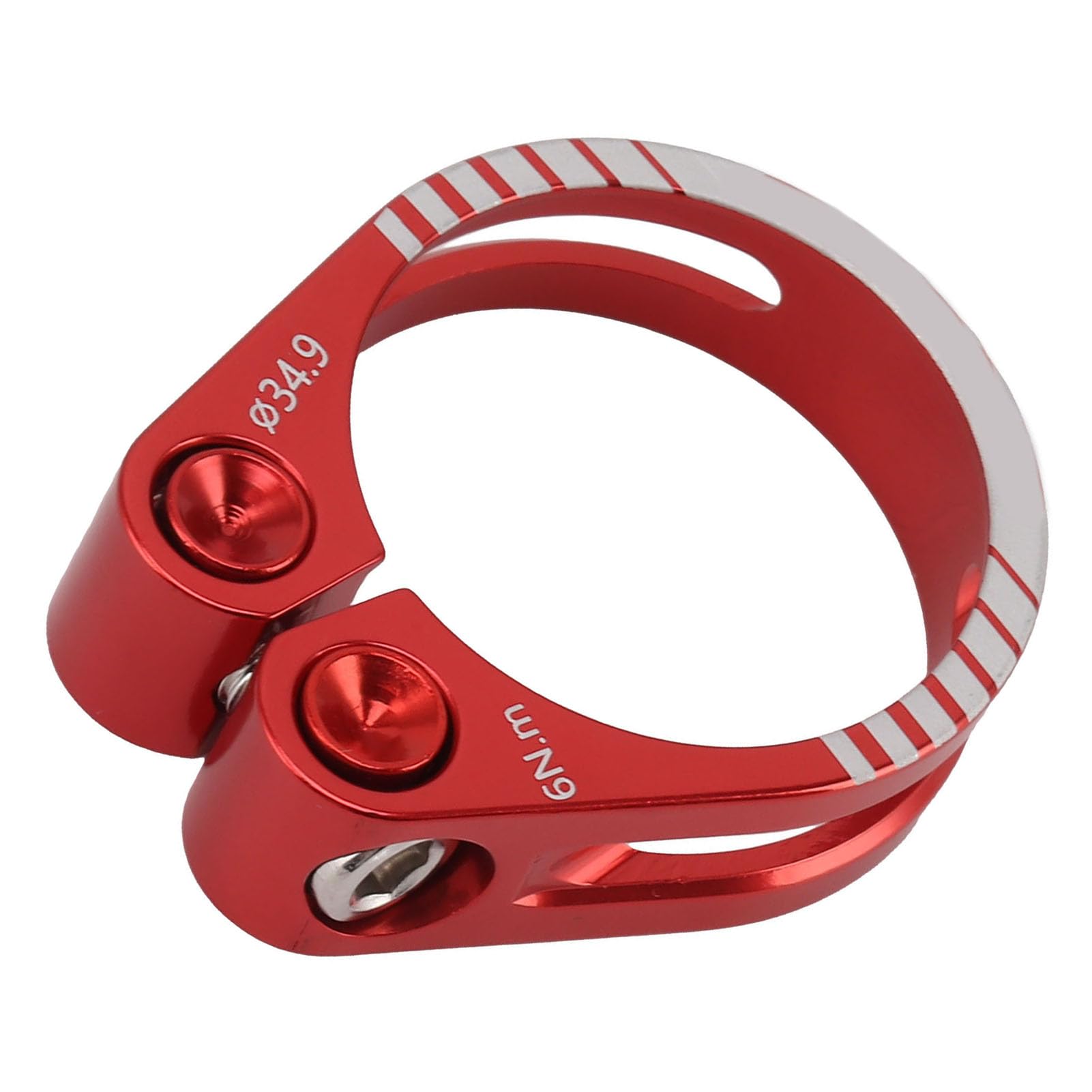 Morsetto Reggisella A Sgancio Rapido VGEBY1 31.8mm In Lega Di Alluminio - Fissaggio Bici Da Strada, Adatto A Reggisella 27.2/28.6mm (Rosso)