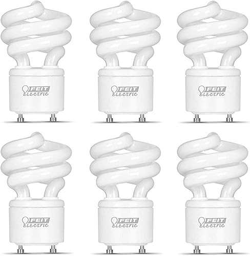 Miniatura 2 de Feit Electric BPESL13T/GU24/2 900 lúmenes blanco suave Mini Twist GU24 CFL, utiliza hasta un 78% menos de energía, fluorescente compacto, vida útil