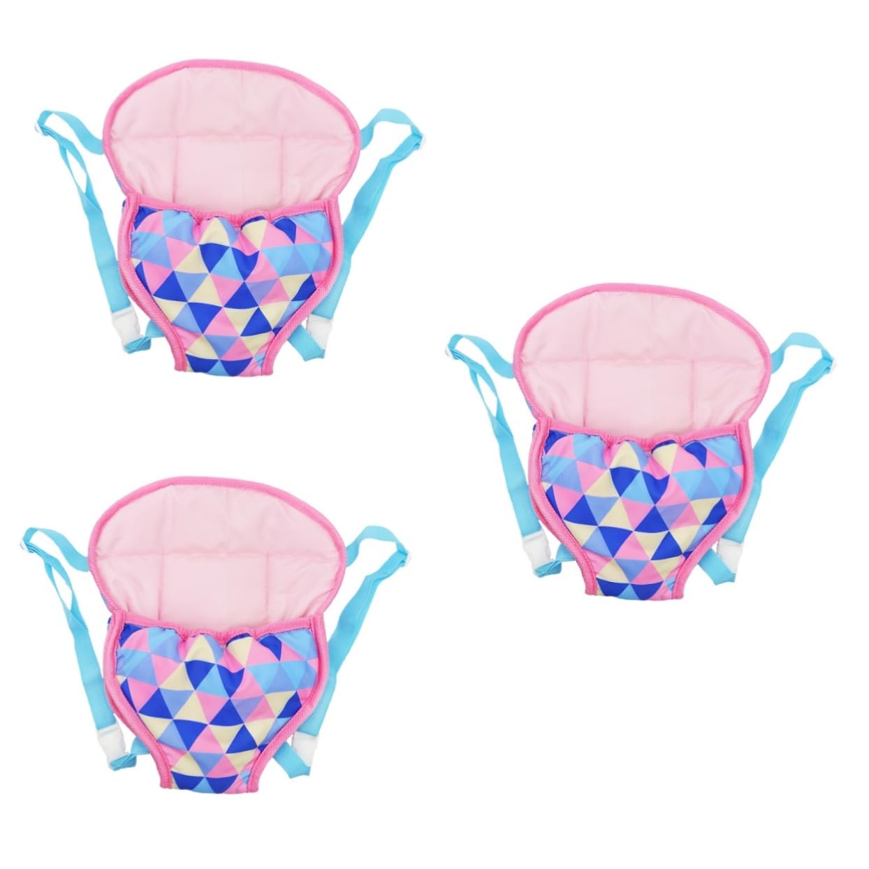 Abaodam 3 Piezas Sostenedor De La Muñeca del Bebé Cochecito Infantil Peluche De Cerdo De Peluche Arnés De Bebé para Llevar Al Bebé Juguete De Peluche Minimuñeca Bebita Mochila Renacimiento