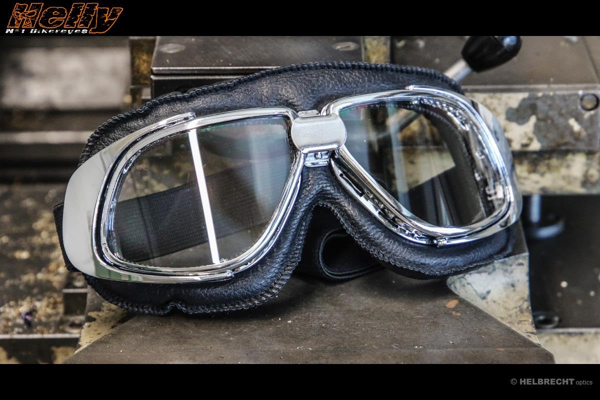 Helly Bikereyes SR-1 Lunettes de moto (Chrome,One Size)