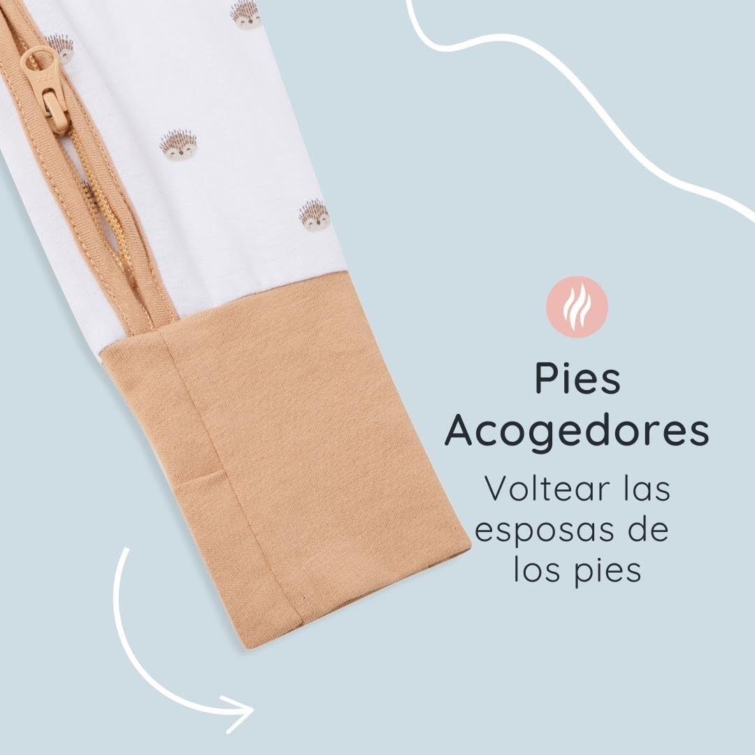 Bramble & Bear Pijama Bebé Niño y Niña (Packs de 2) - Algodón Orgánico. Pijamas Enteros para Bebés Supersuaves — view 4