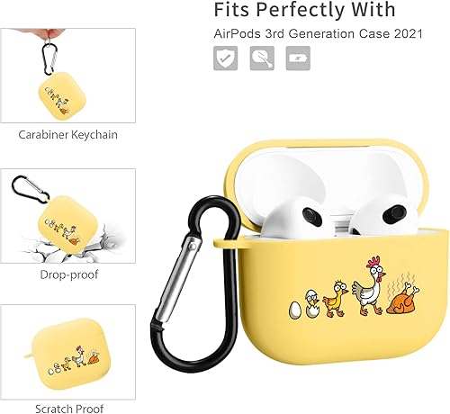 Vista 3 de MAYCARI Compatible con Airpods de tercera