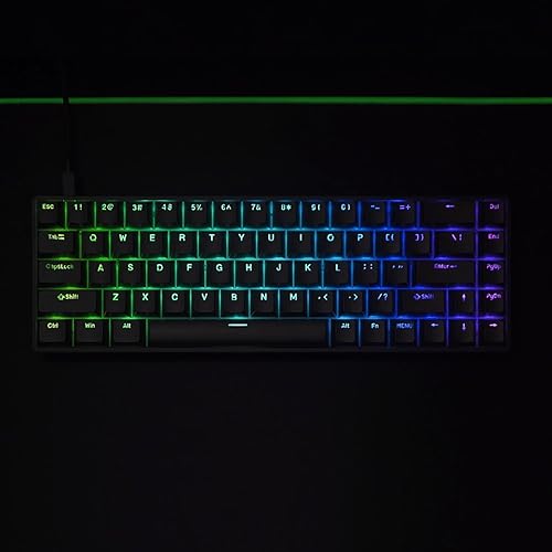 Miniatura 6 de DrunkDeer G65 Rapid Trigger Mechanical Keyboard Magnetic Switch Gaming RGB PBT Keycap 65% Size 68 Keys Compact Wired USB Black