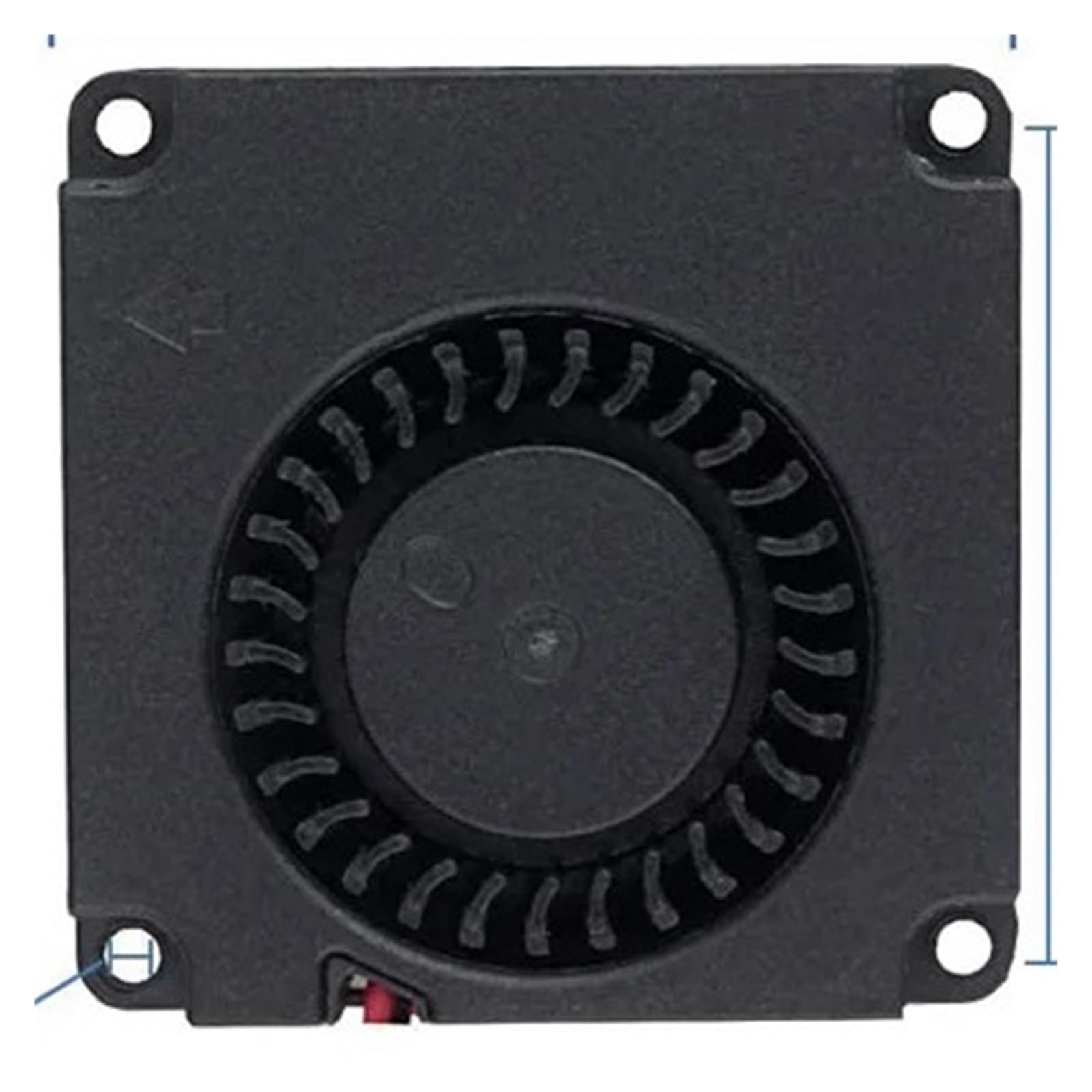 JJKKOZVQF DC 5V 12V 24V 40 * 40 * 10mm Dual Ball Blower 3D Printer Cooler 1.5 inch 4cm 40mmx10mm(12V Dual Ball 2PIN)