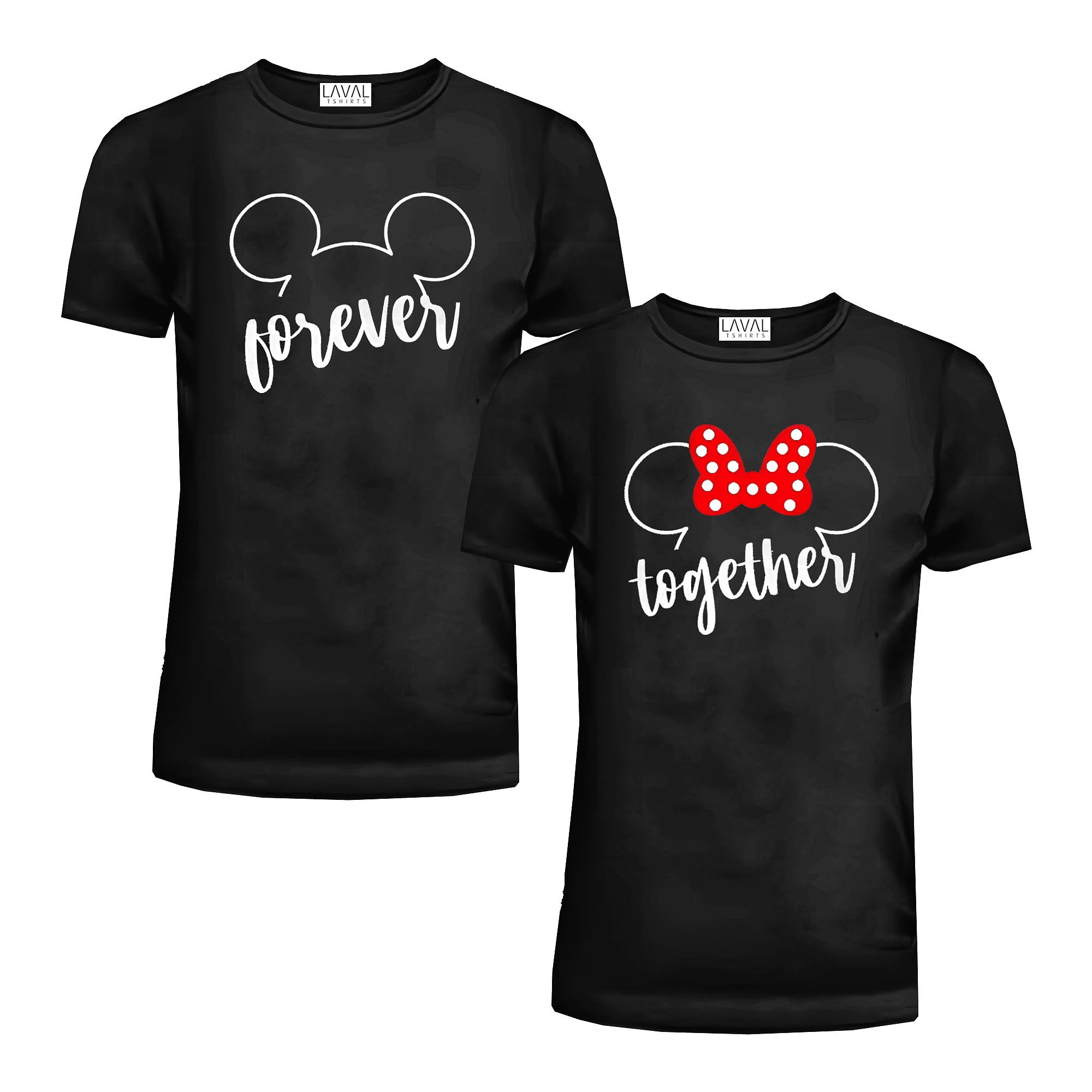 Laval TshirtsMatching Shirts for Couples His Her Couples Love Shirt Men's Women MM T-Shirts Set Valentine's Day Outfits.