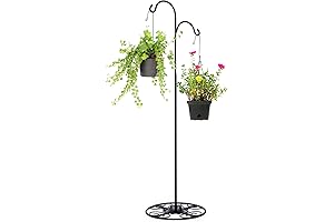 Blulu Adjustable Hanging Plant Stand Indoor with Base