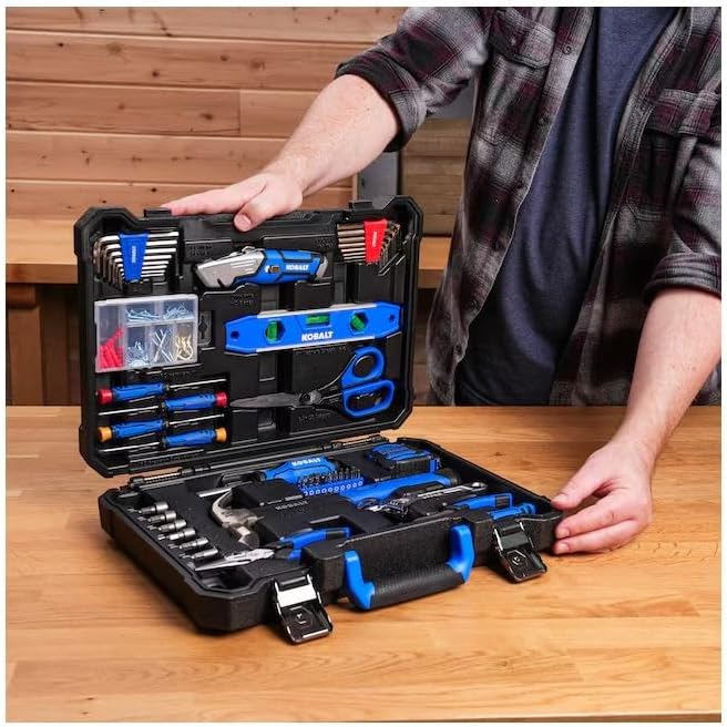 K.balt 158 -Piece Household Tool Set with Folding Case