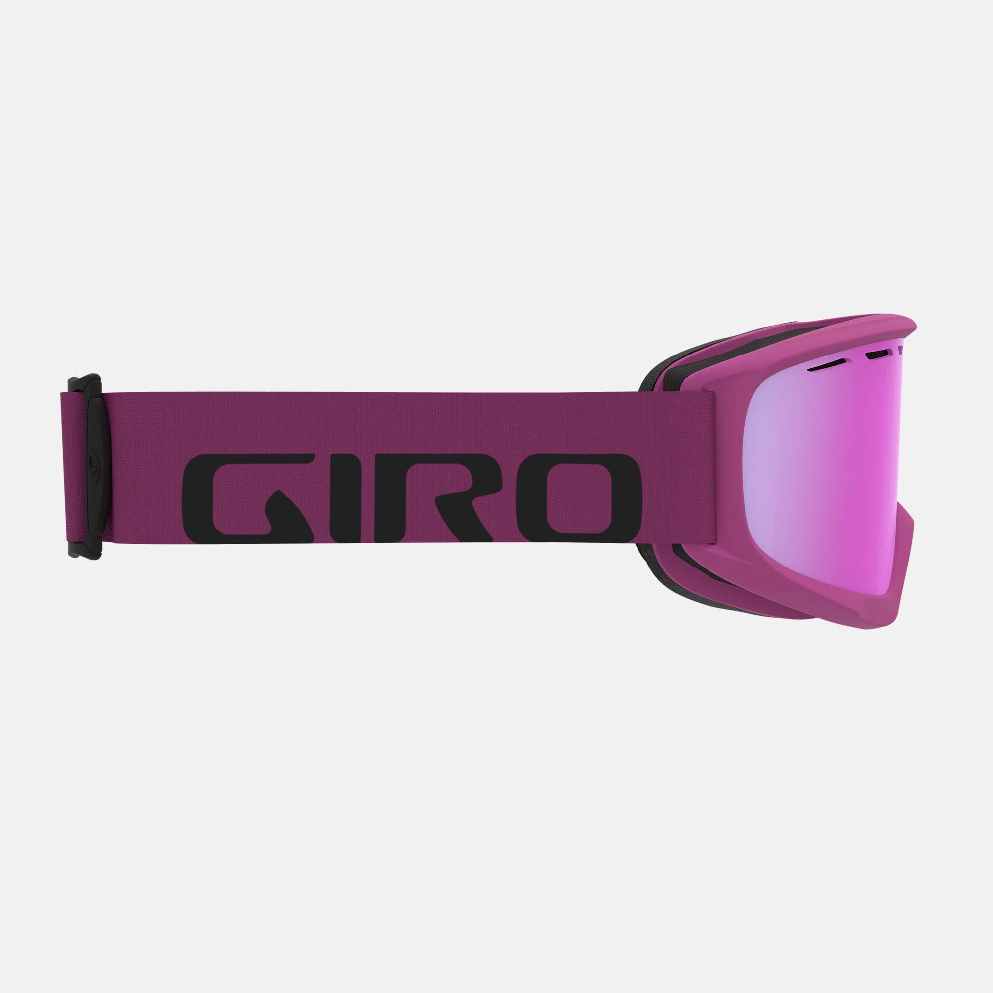 Amazon.com : Giro Index OTG Adult Snow Goggles - Berry Wordmark