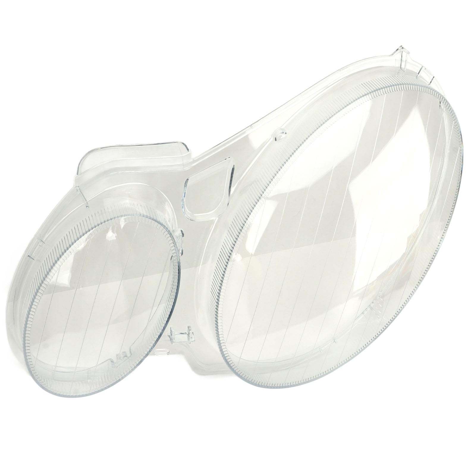 1 par de Lentes de Faro Izquierdo Derecho, Cubierta de Lente de Faro de Coche, Reemplazo de Carcasa de Lente de Faro Transparente paraClase E W211 E280 2002 a 2008