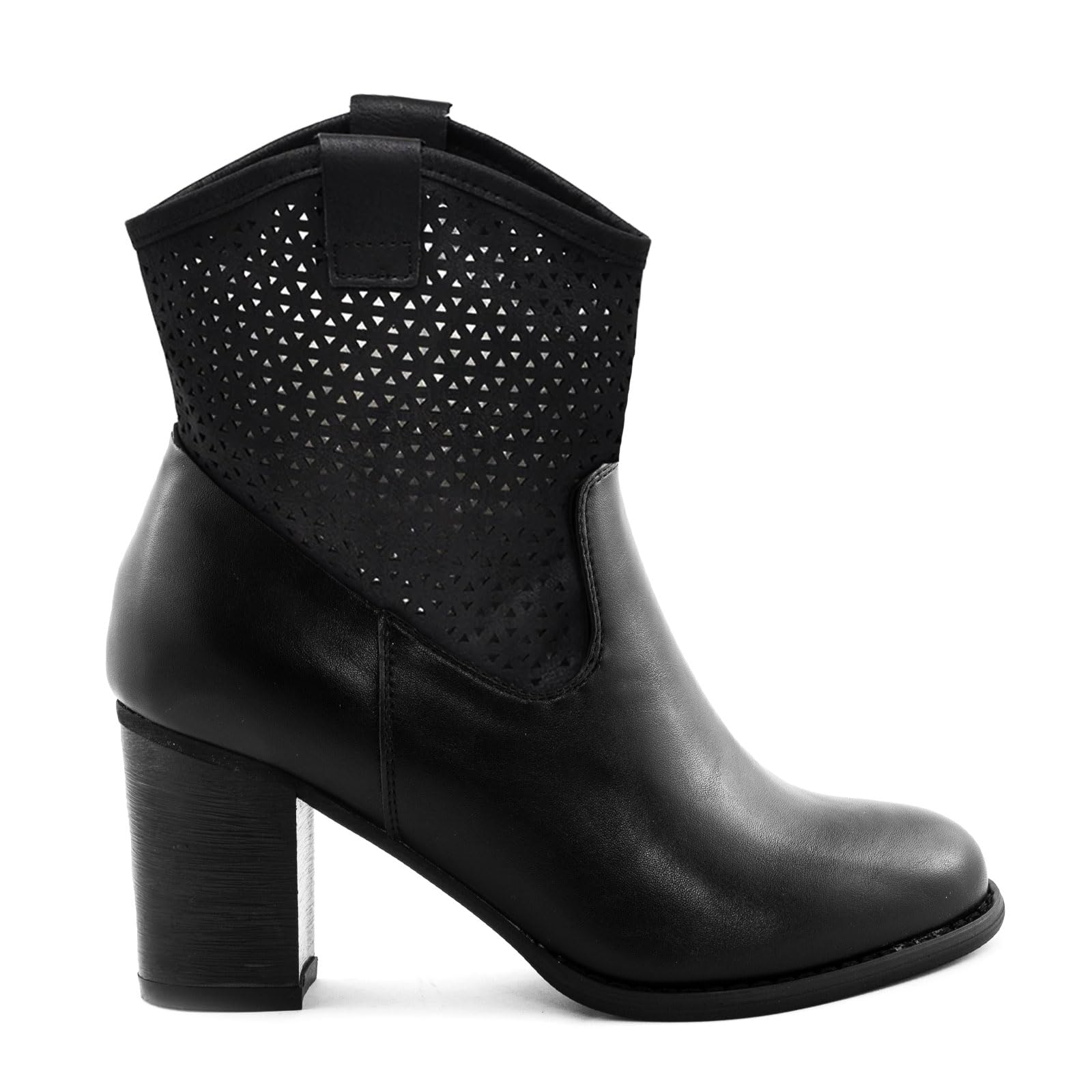 Toocool Stivali donna stivaletti tronchetti traforati estivi tacco comodo G633
