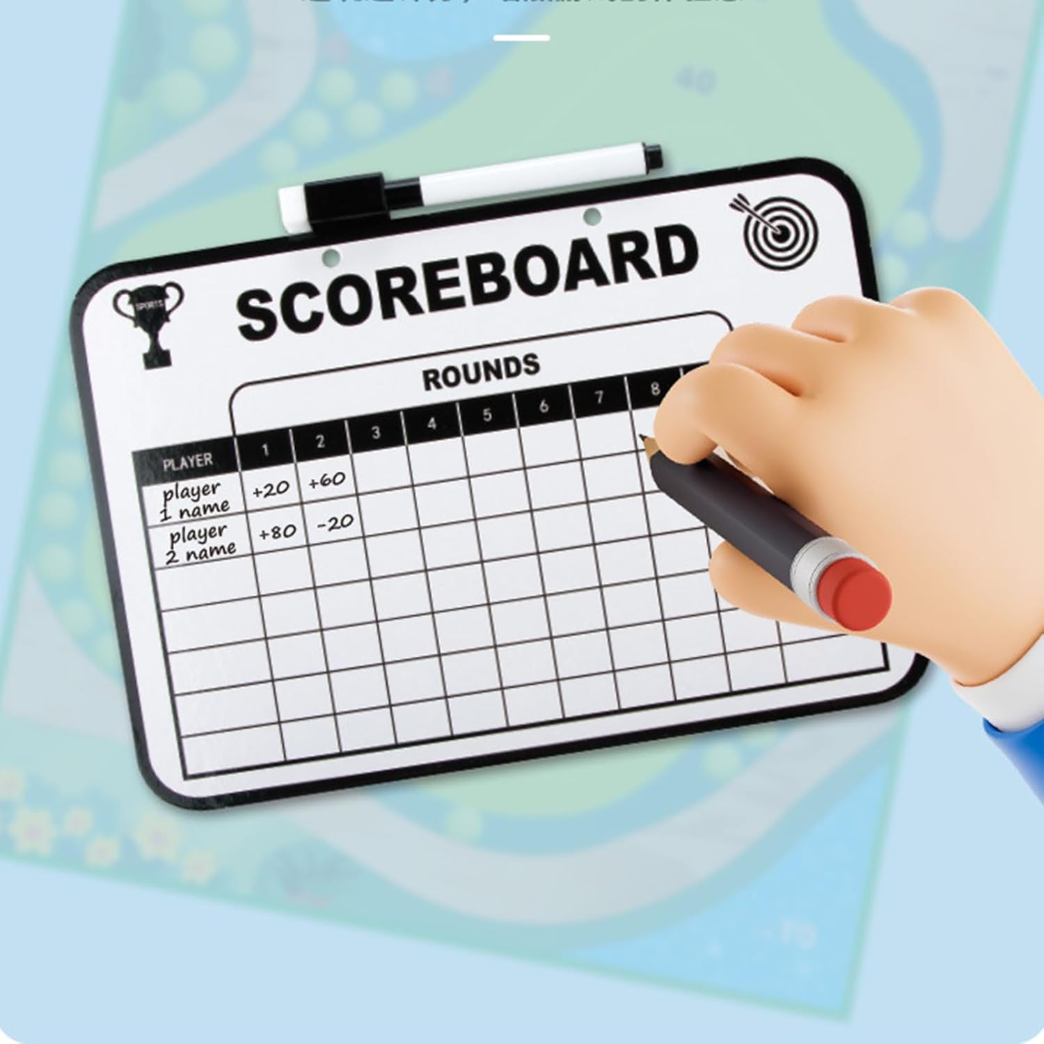 Chipping Game - Kids Sticky Golf Games Set | Sticky Practice Mat with Club for Putting Green Training Equipment Beginner Adults Family Fun Indoor Outdoor Mini Practice