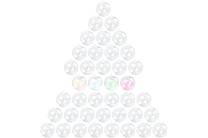 Kingrol Clear Plastic Fillable Ornaments Ball for Various Occasions.